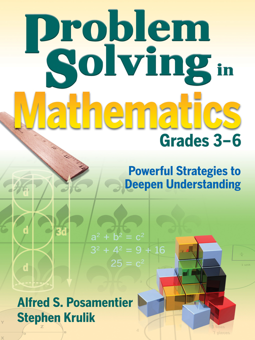 Title details for Problem Solving in Mathematics, Grades 3-6 by Alfred S. Posamentier - Available